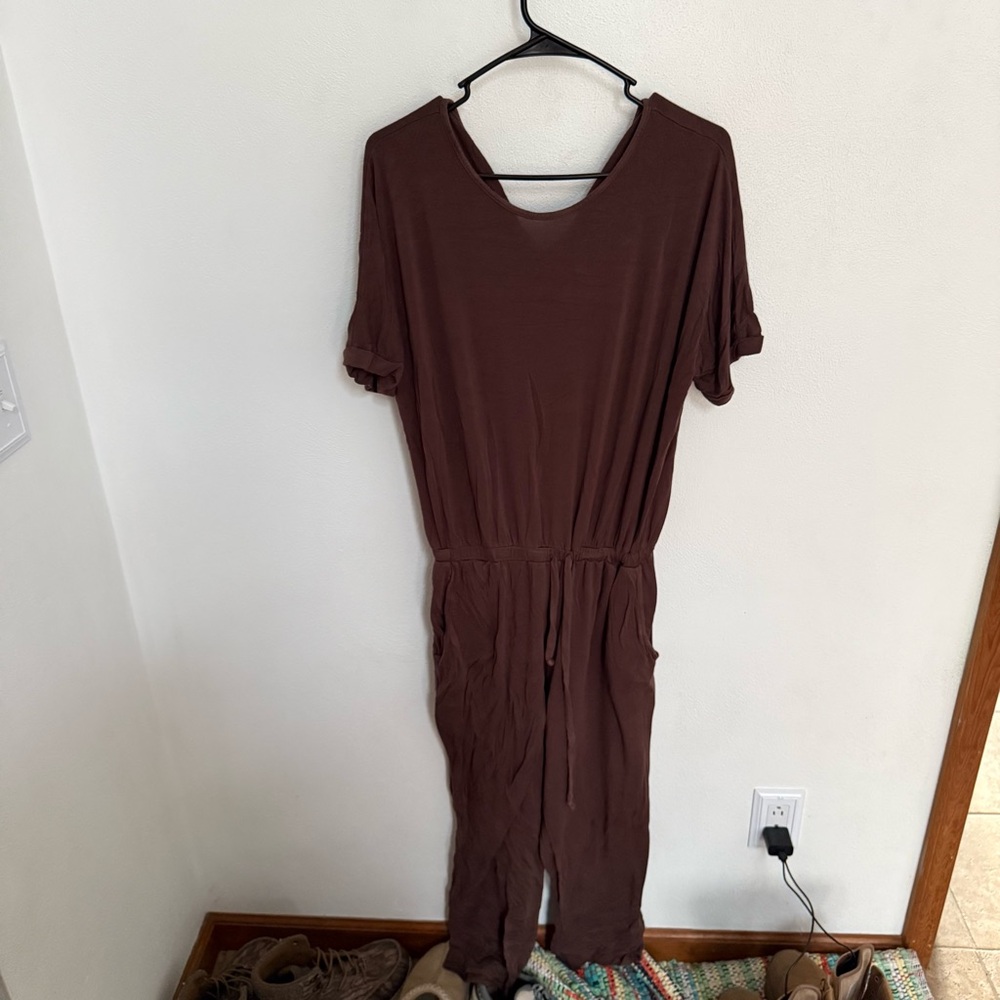Cherish Brown Jumpsuit
